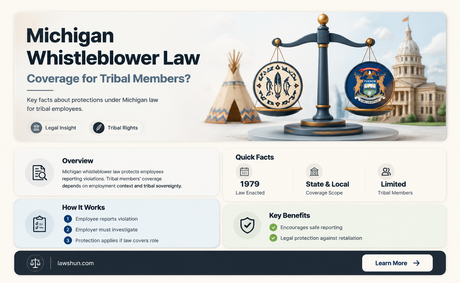 are michigan indian tribes covered under michigan whistleblower law