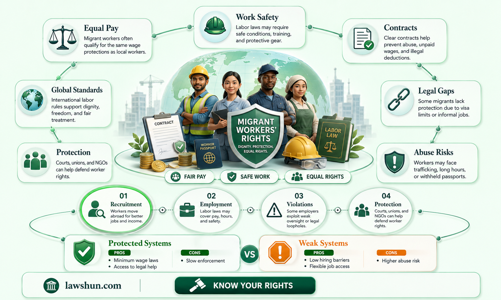 are migrant workers covered by labor laws