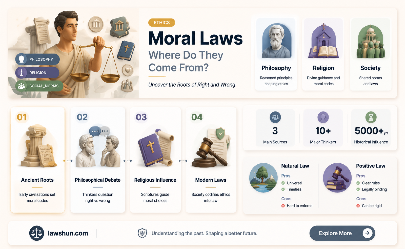 are laws created based of morals