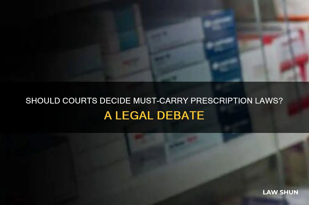 must aquistive precription be decided by a court of law