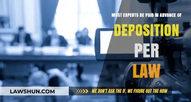 Legal Requirement: Advance Payment for Expert Deposition Testimony?