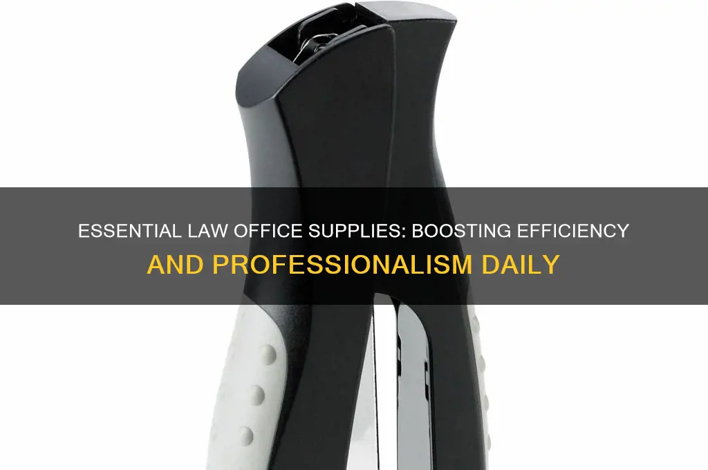 must have supplies for law office
