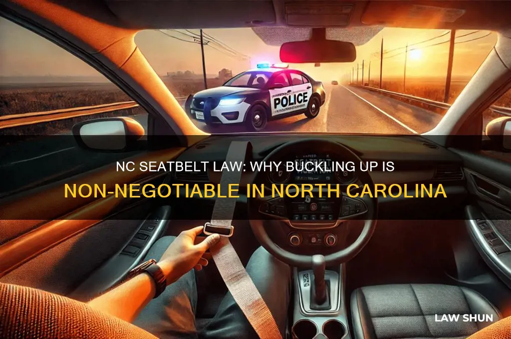 must wear seatbelt nc law