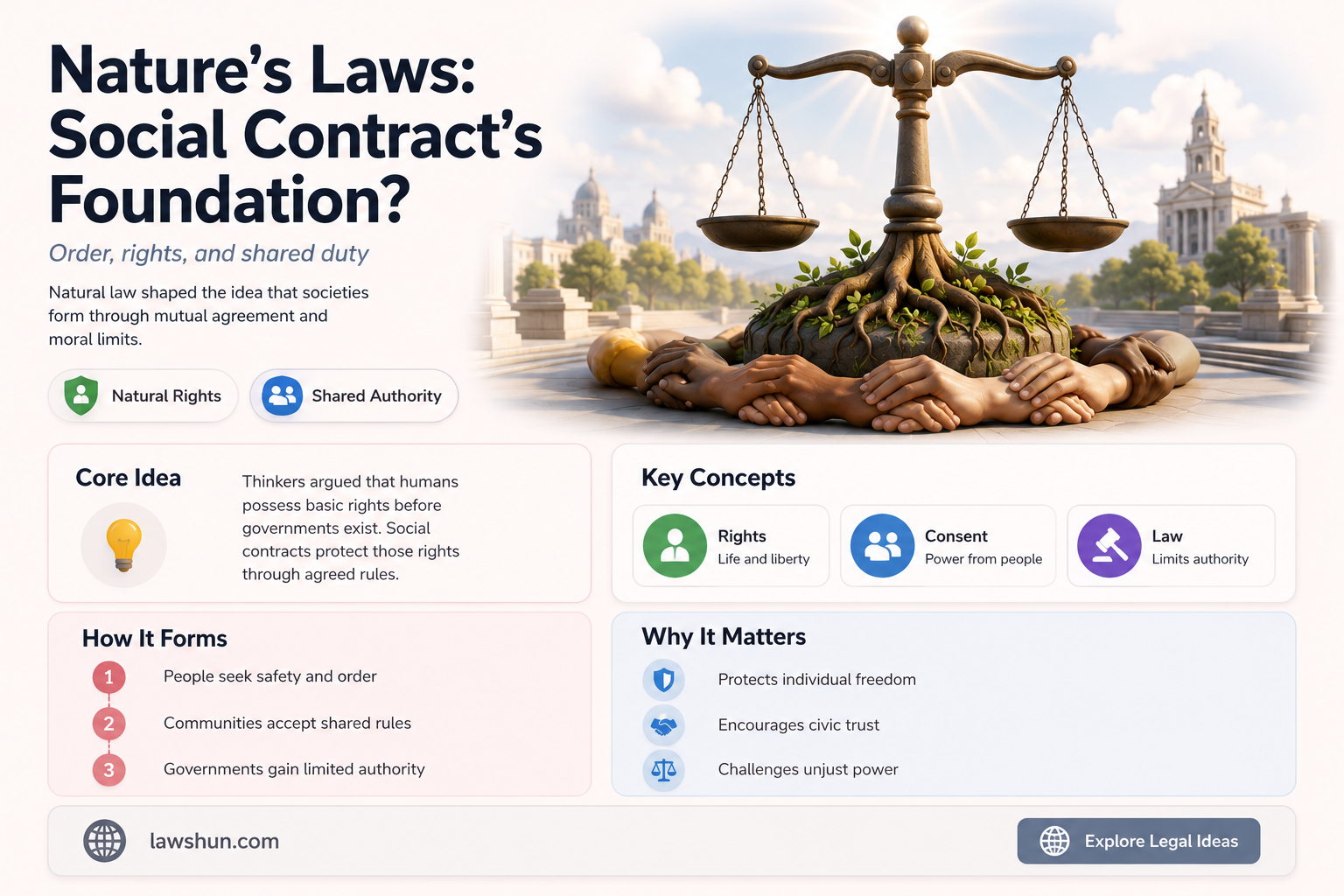are the laws of nature part of social contract theory