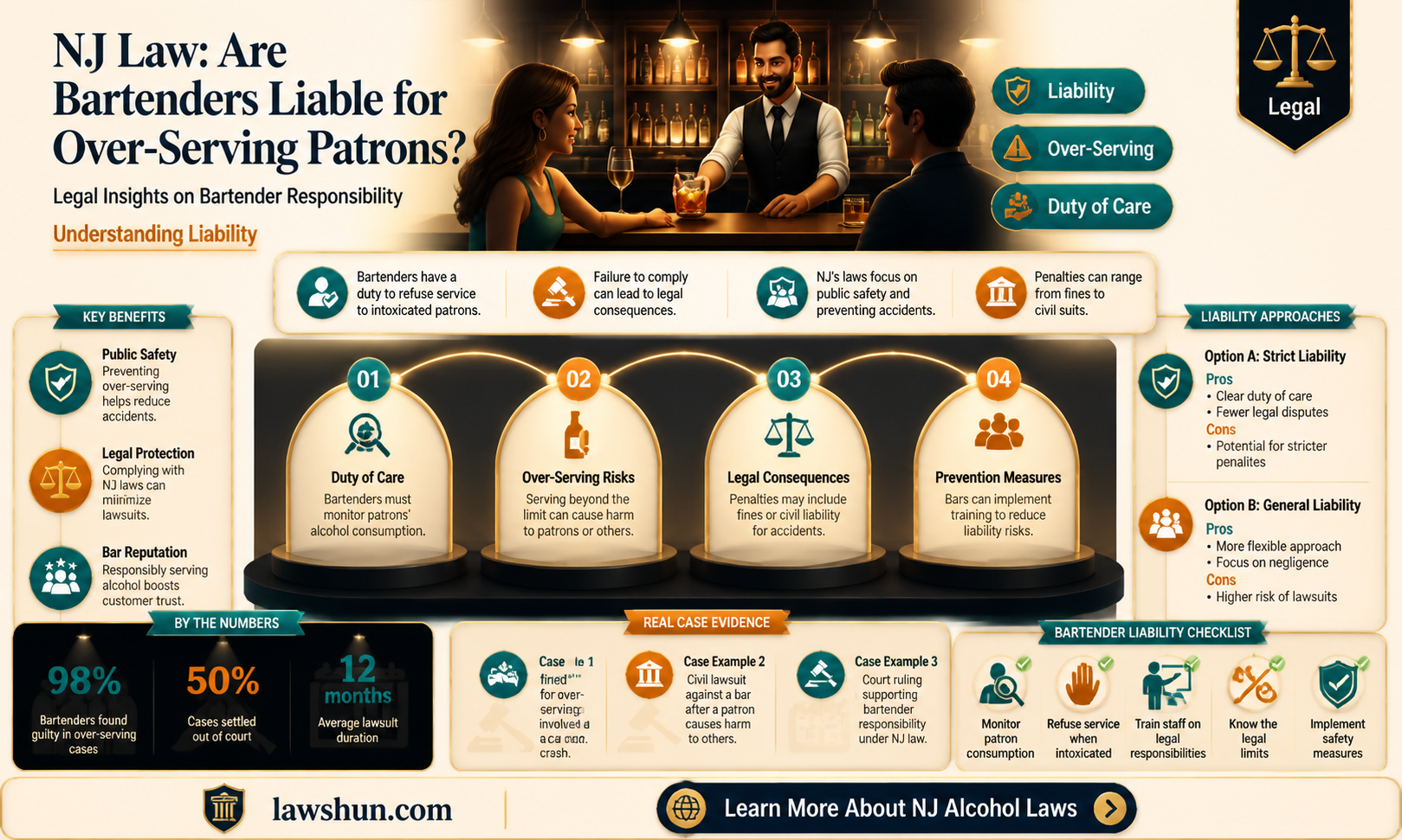 are bartenders responsible under nj law