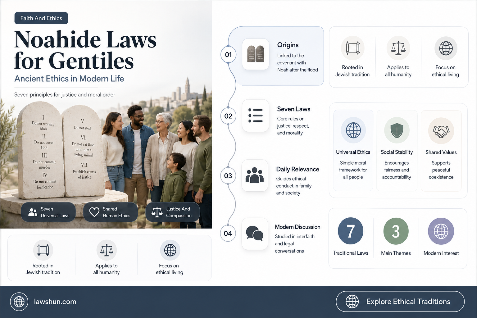 are the noahide laws for gentiles