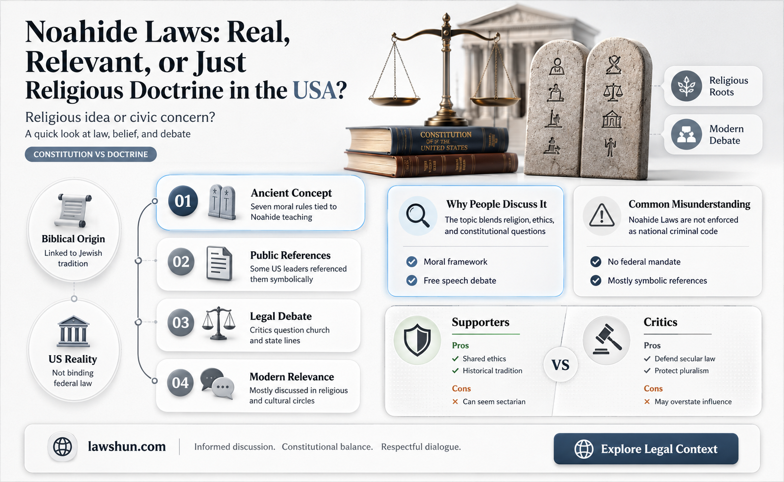 are the noahide laws real are they laws in usa