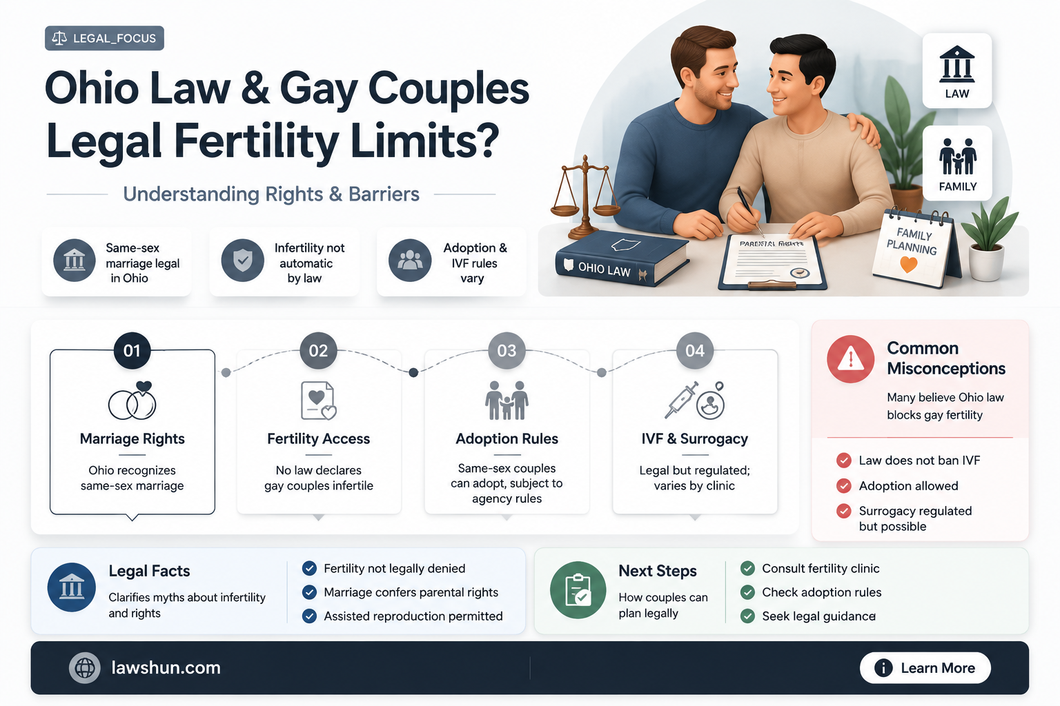 are gay couples legally defined as infertile ohio law