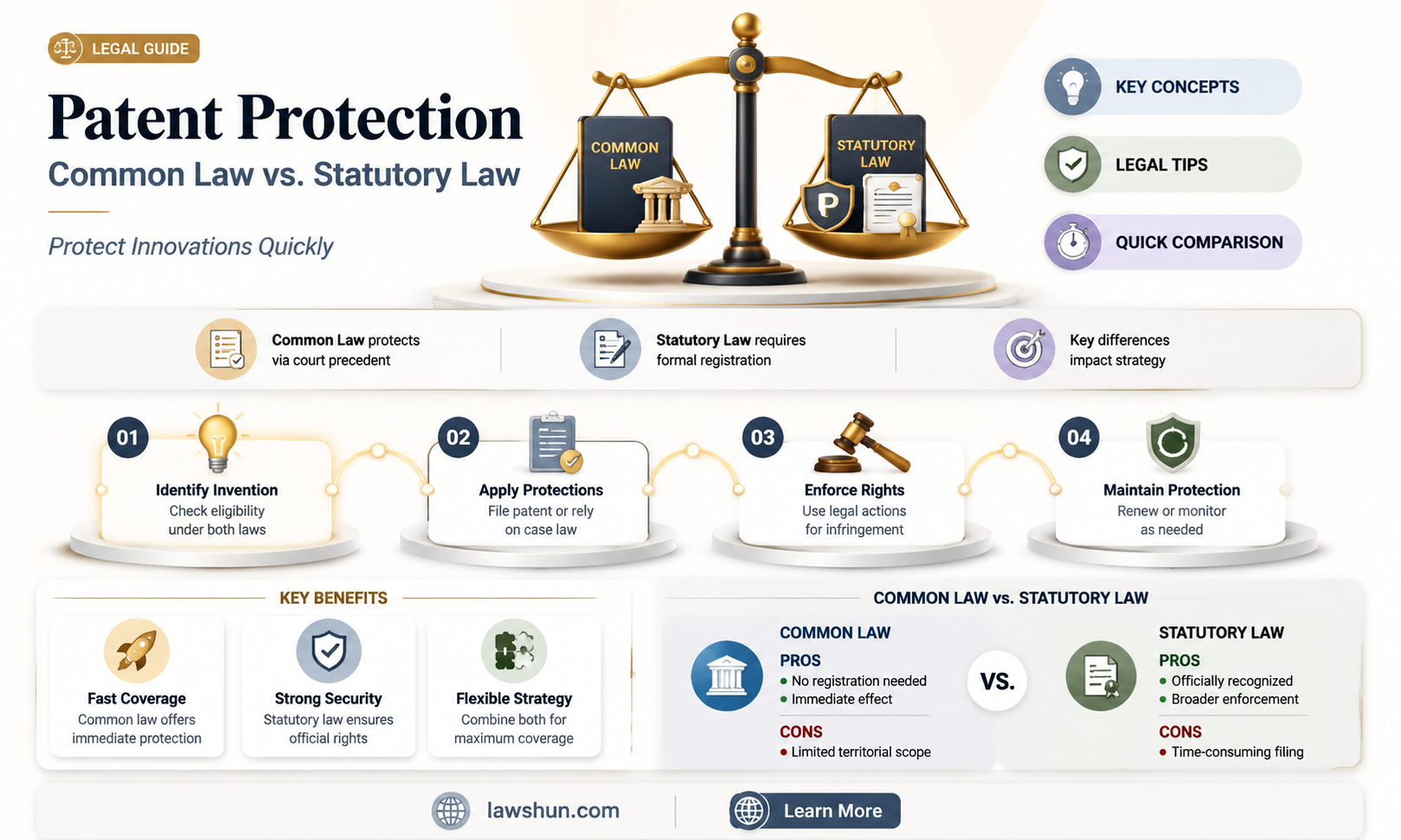 are patents protected by common law