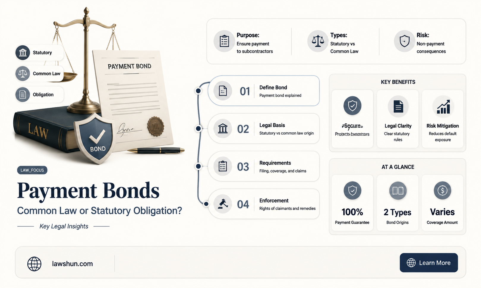 are payment bonds common law or statutory