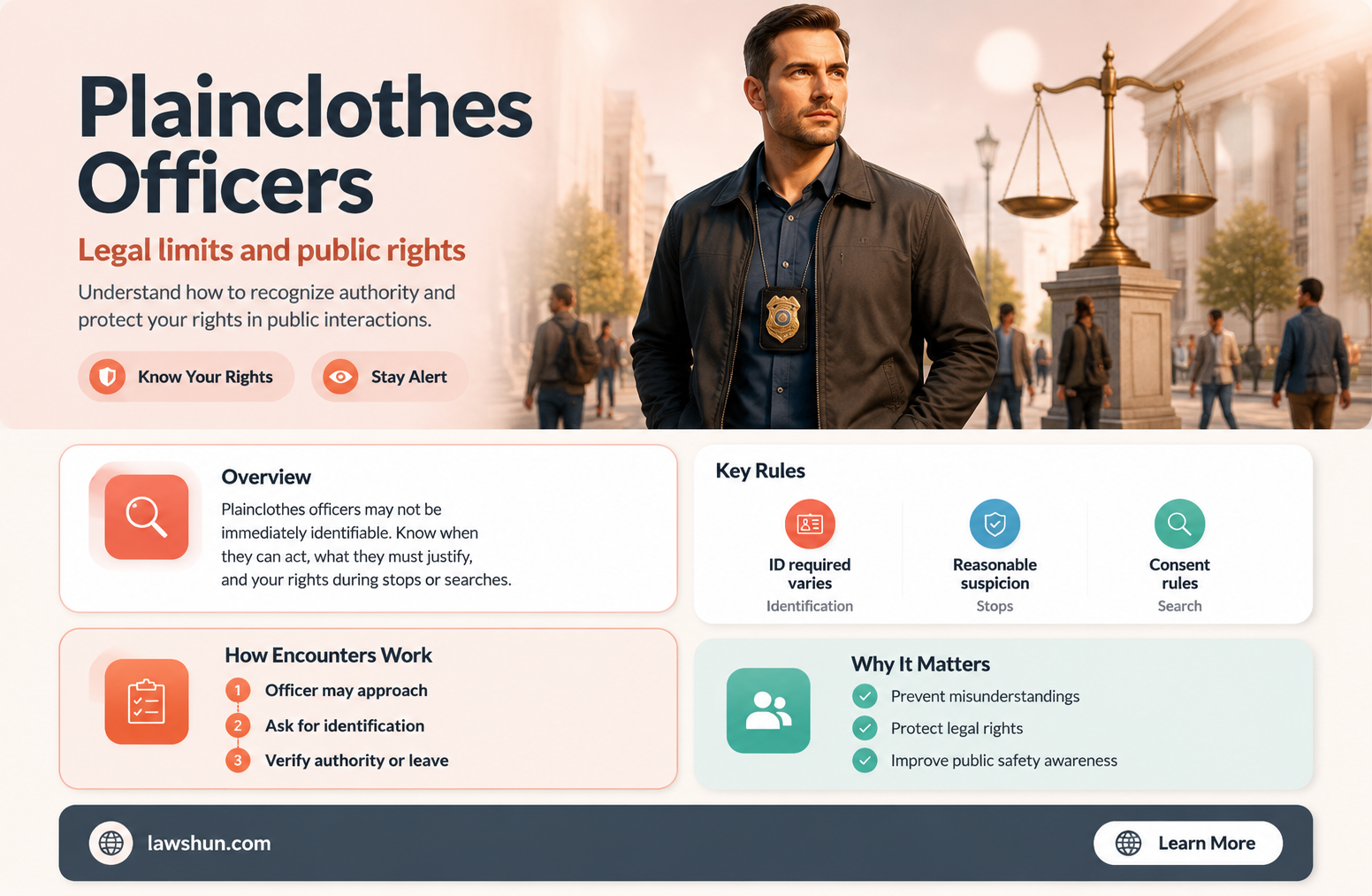 are there laws about plainclothes officers