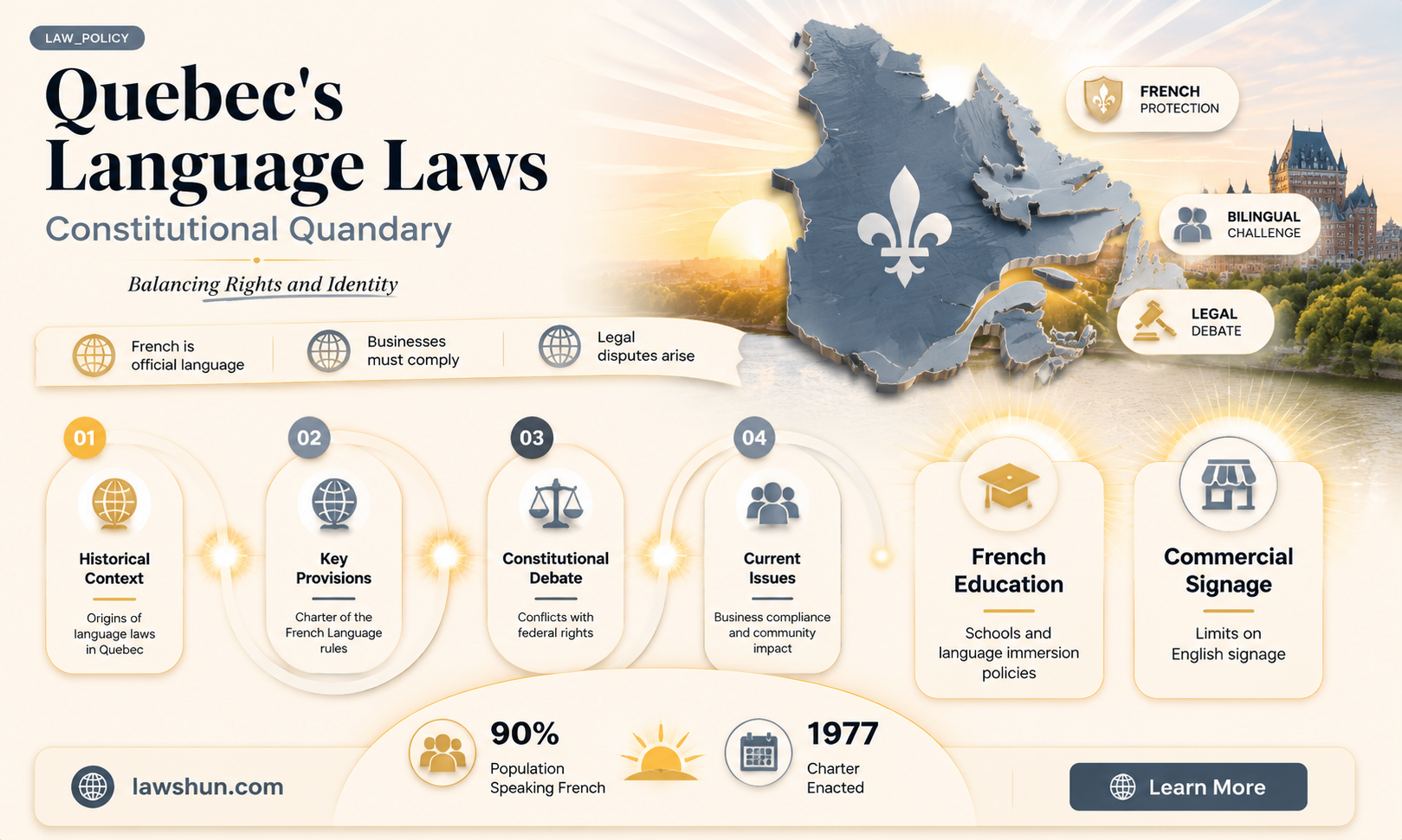 are quebec language laws constitutional