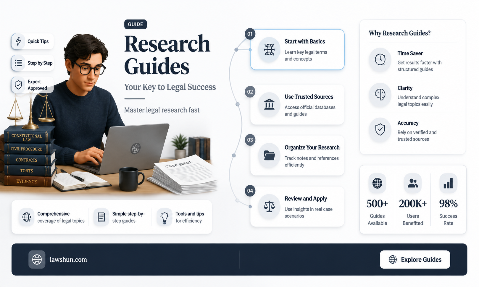 are research guides created by law library staff