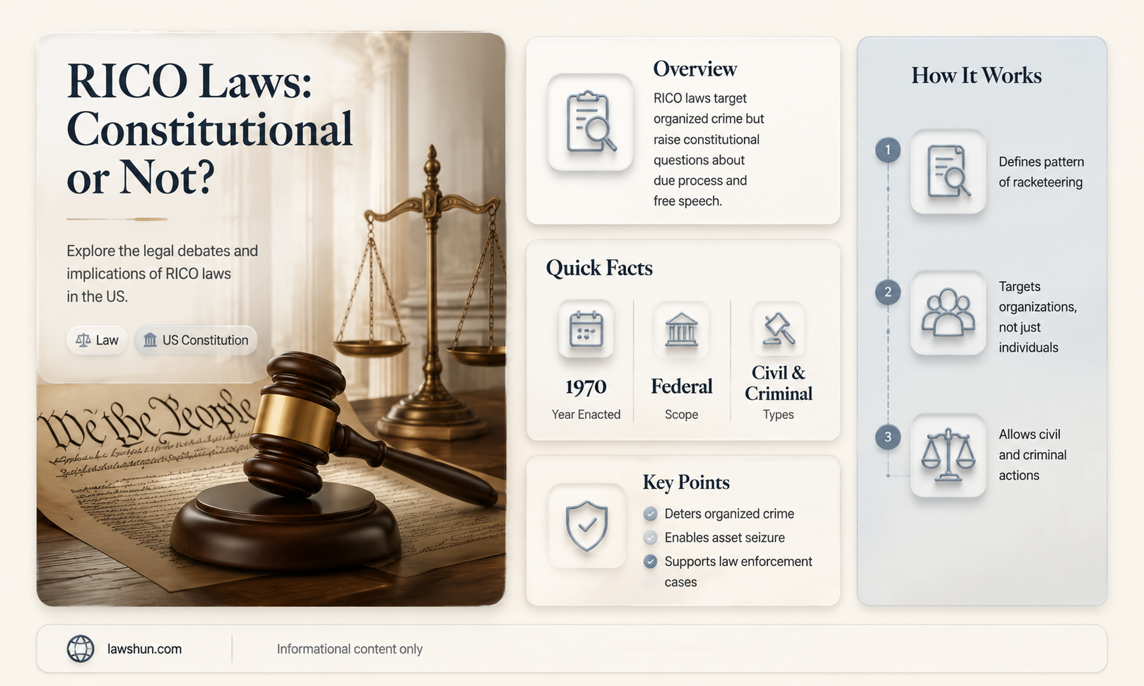 are rico laws constitutional