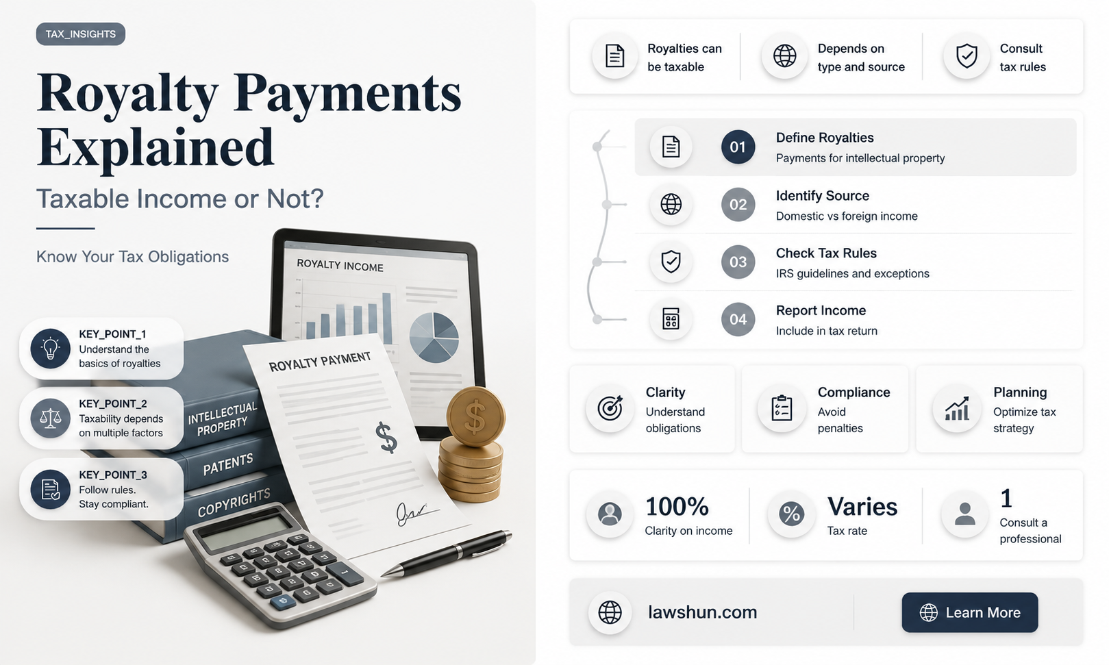 are royalties defined as income per tax law