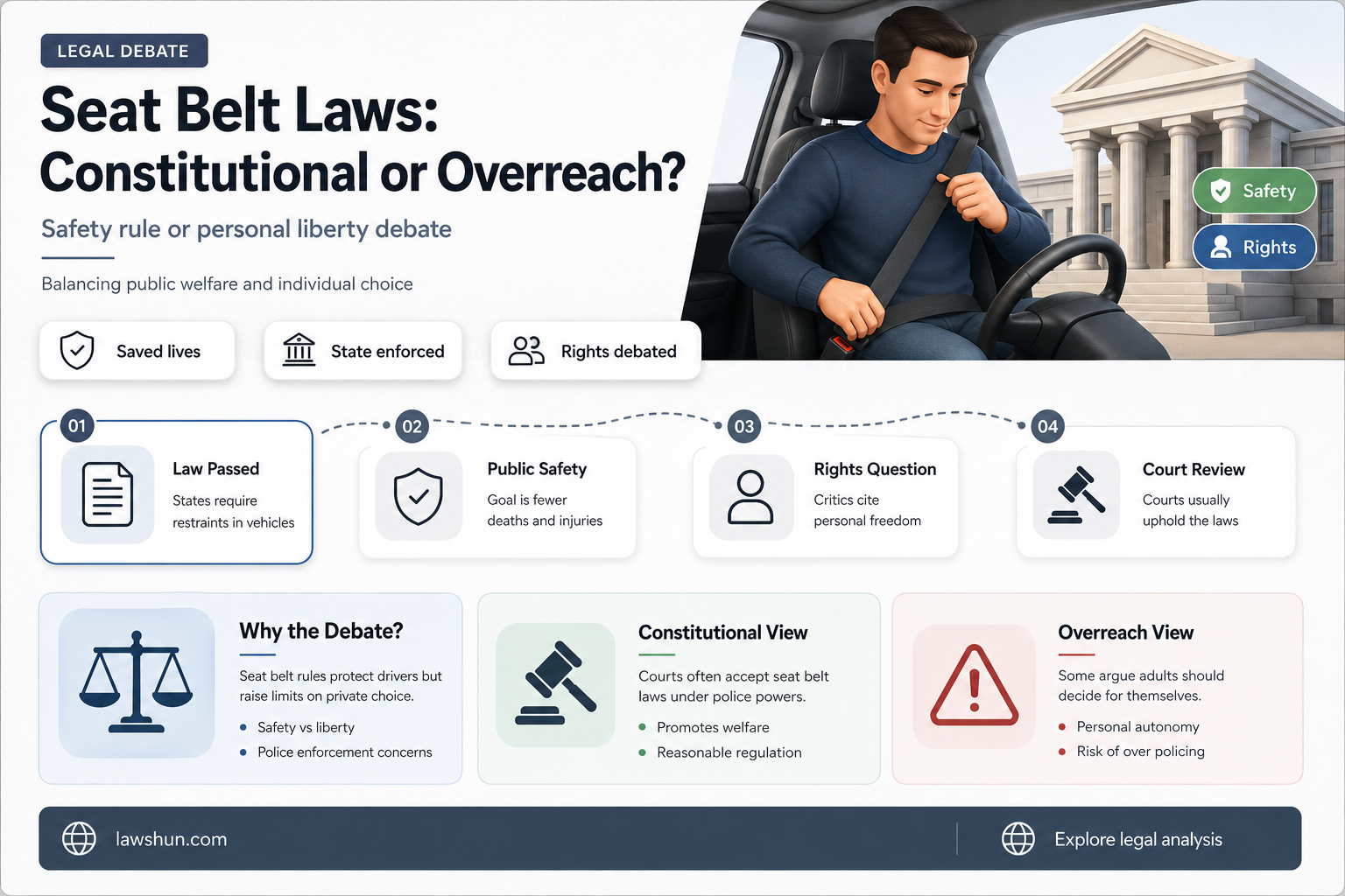 are seat belt laws constitutional