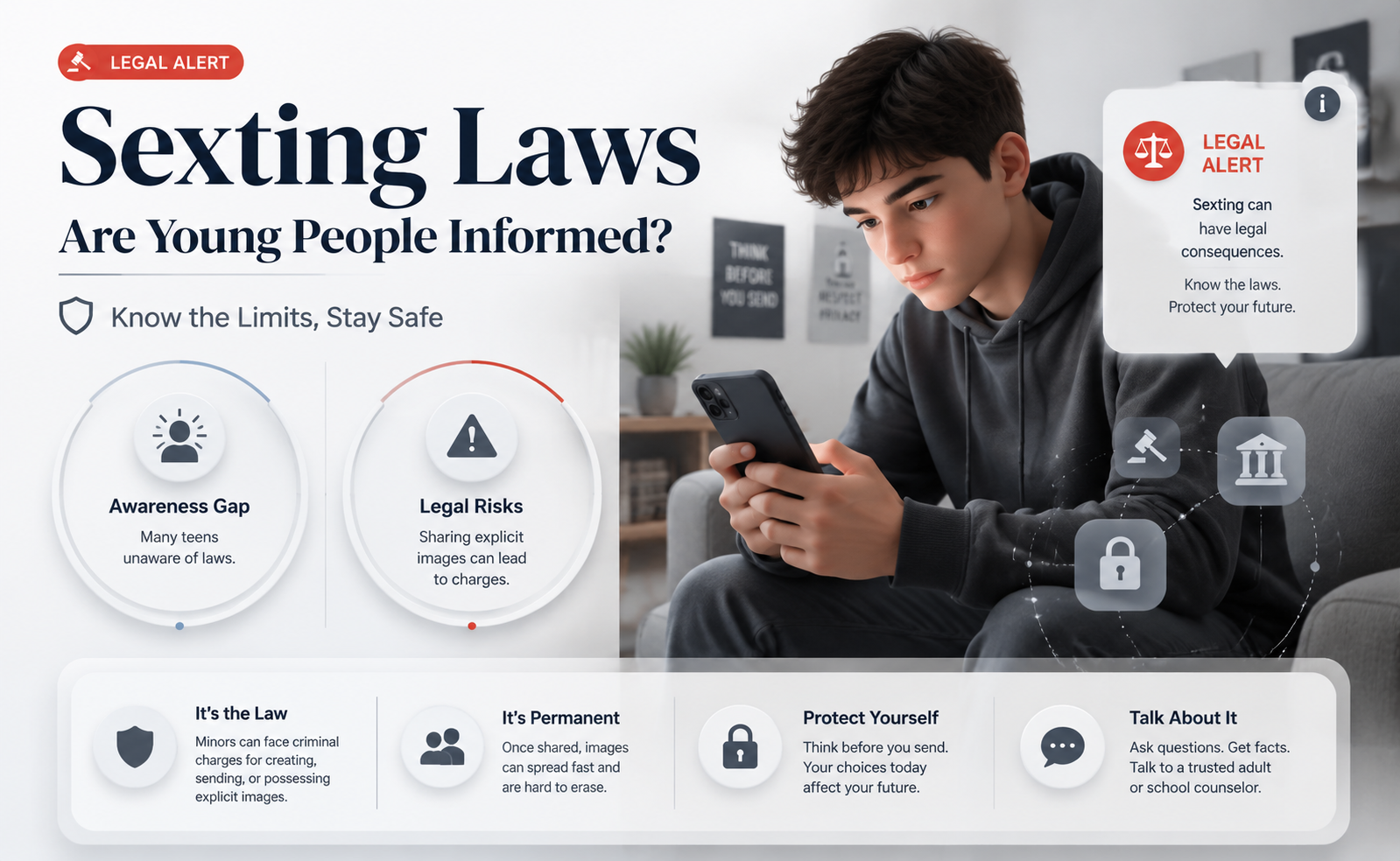 are most young people aware of the laws around sexting