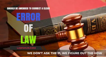 Correcting Legal Errors: Amending Laws for Justice and Clarity