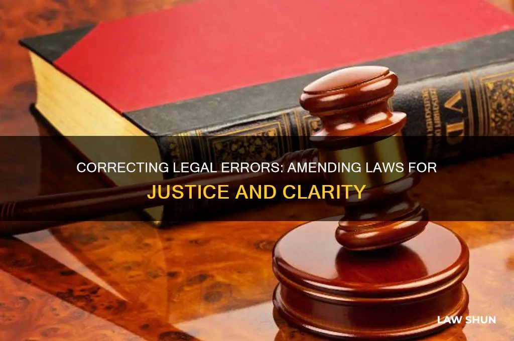 should be amended to correct a clear error of law