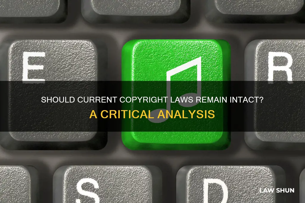 should current copyrighted laws be kept