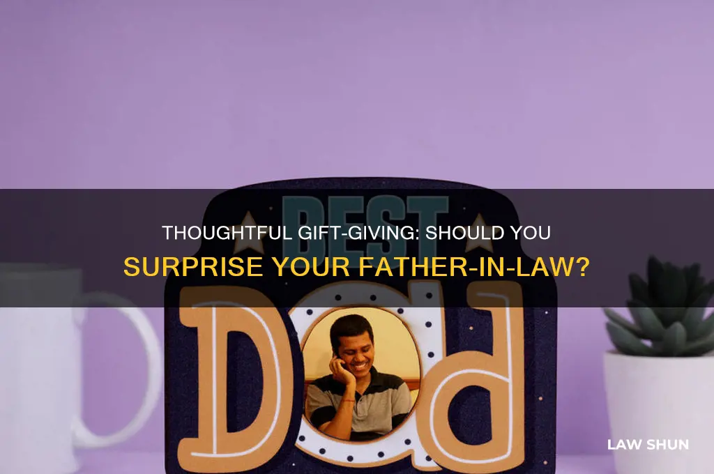 should i give father in law gifts
