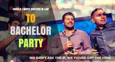 Bachelor Party Guest List: Brothers-in-Law, Yes or No?