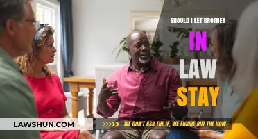 Is it Wise to Host Your Brother-in-Law?