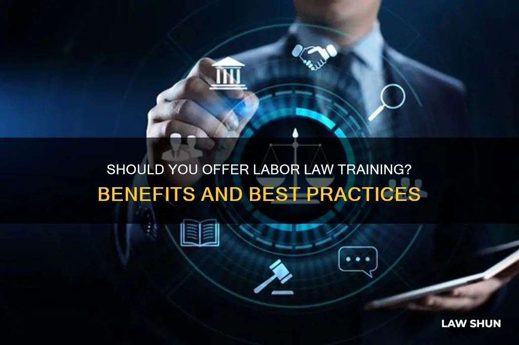 should i provide labor law traing