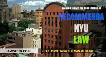 Should You Submit All Four Letters of Recommendation to NYU Law?