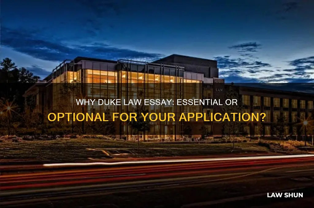 should i write a why duke law essay