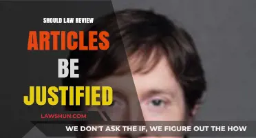Justifying Law Review Articles: Essential Practice or Outdated Tradition?
