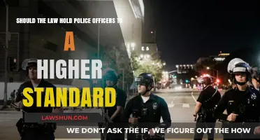 Should Police Officers Face Higher Legal Standards Than Civilians?
