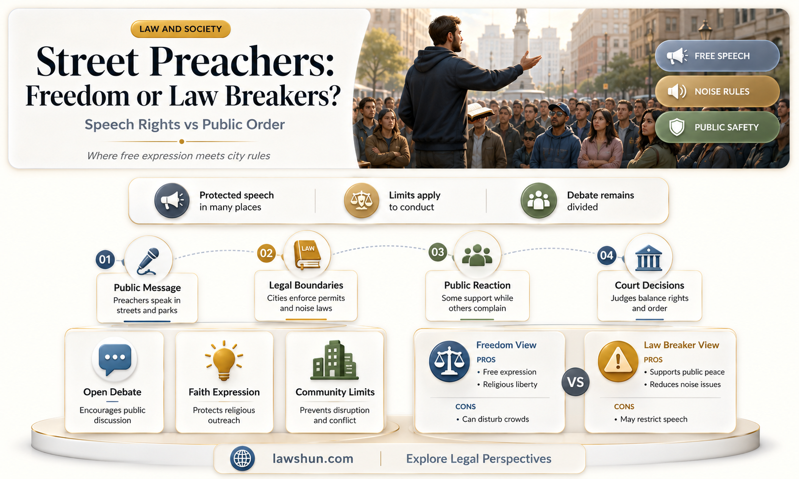 are street preachers breaking the law