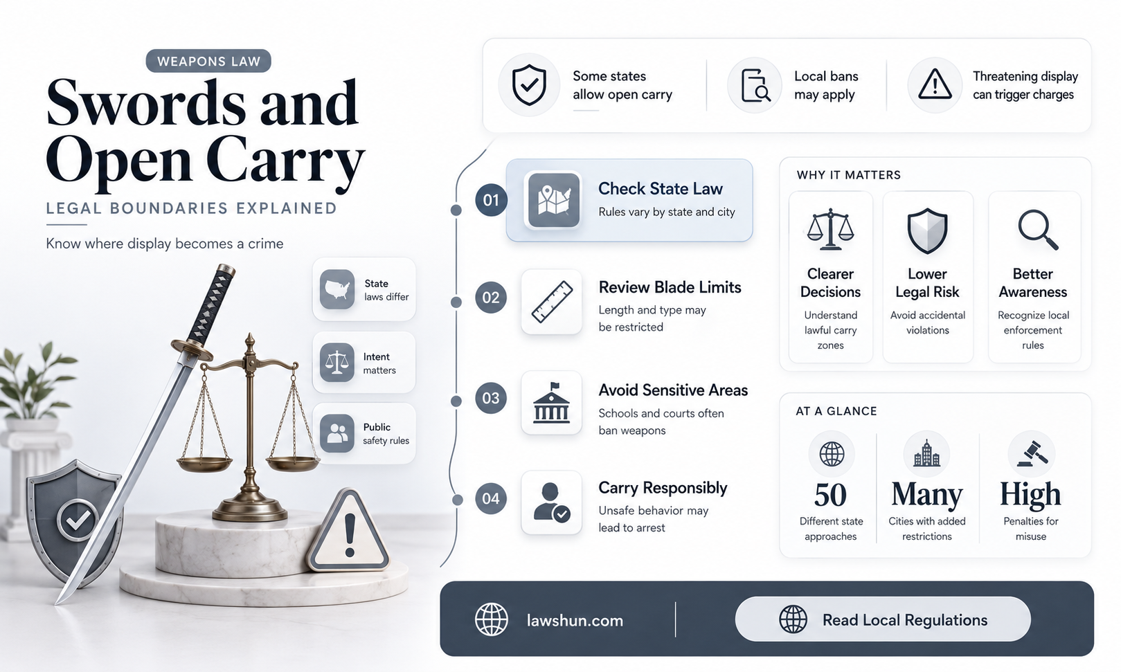 are swords included in open carry laws