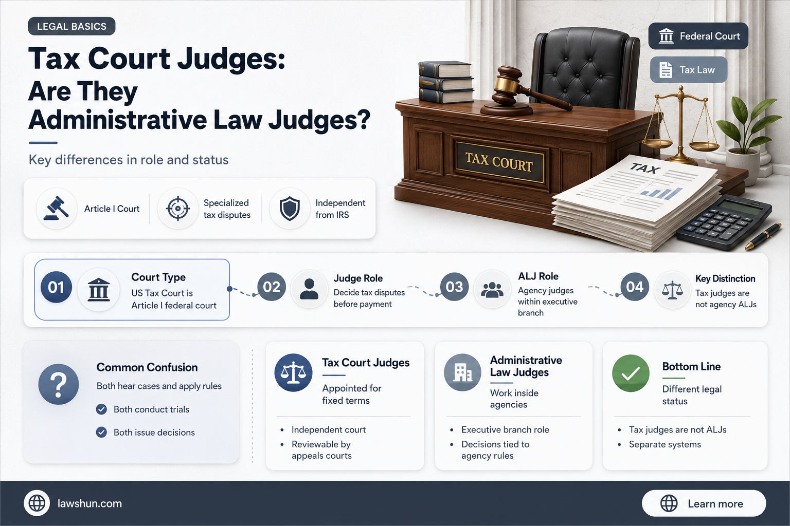 are tax court judges administrative law judges