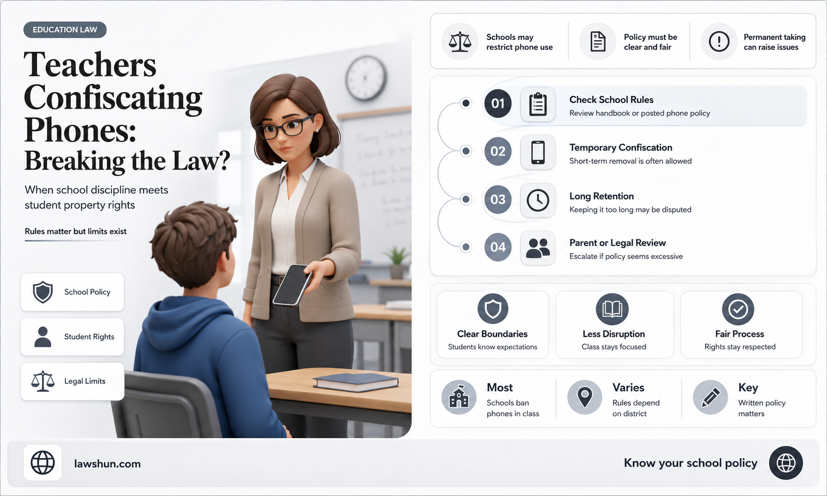 are teacher who take students phones breaking the law