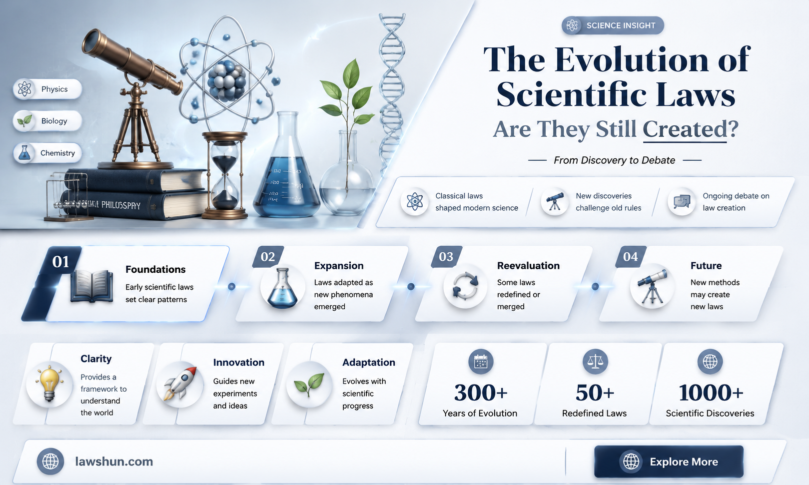 are scientific laws created anymore