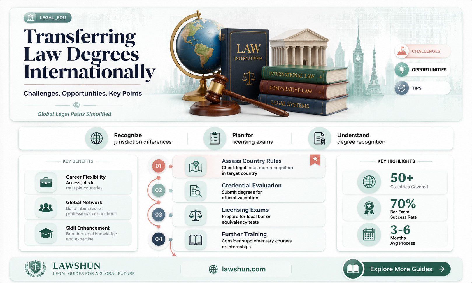 are law degrees transferable between countries
