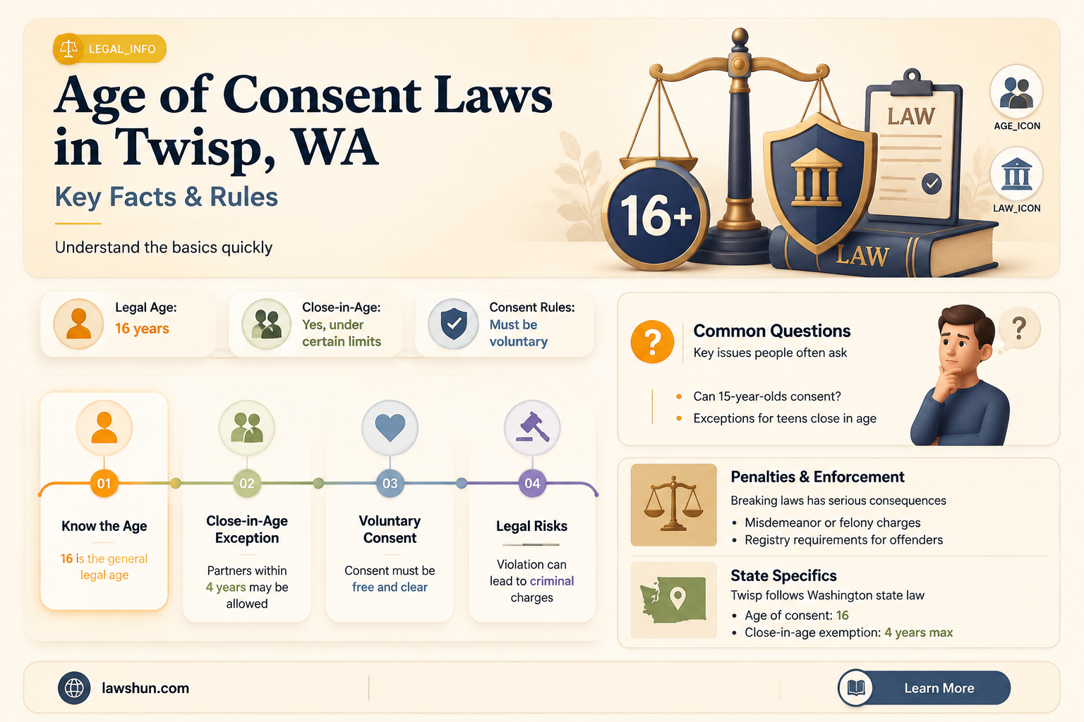 are of consent laws twisp washington