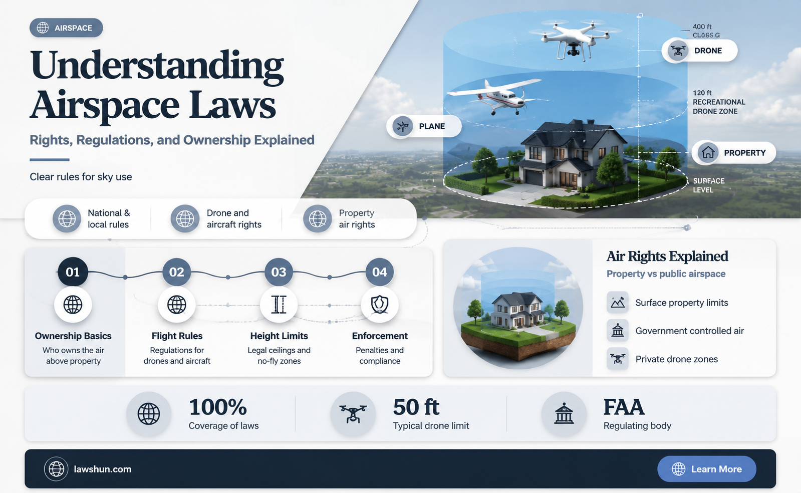 are there any laws about airspace