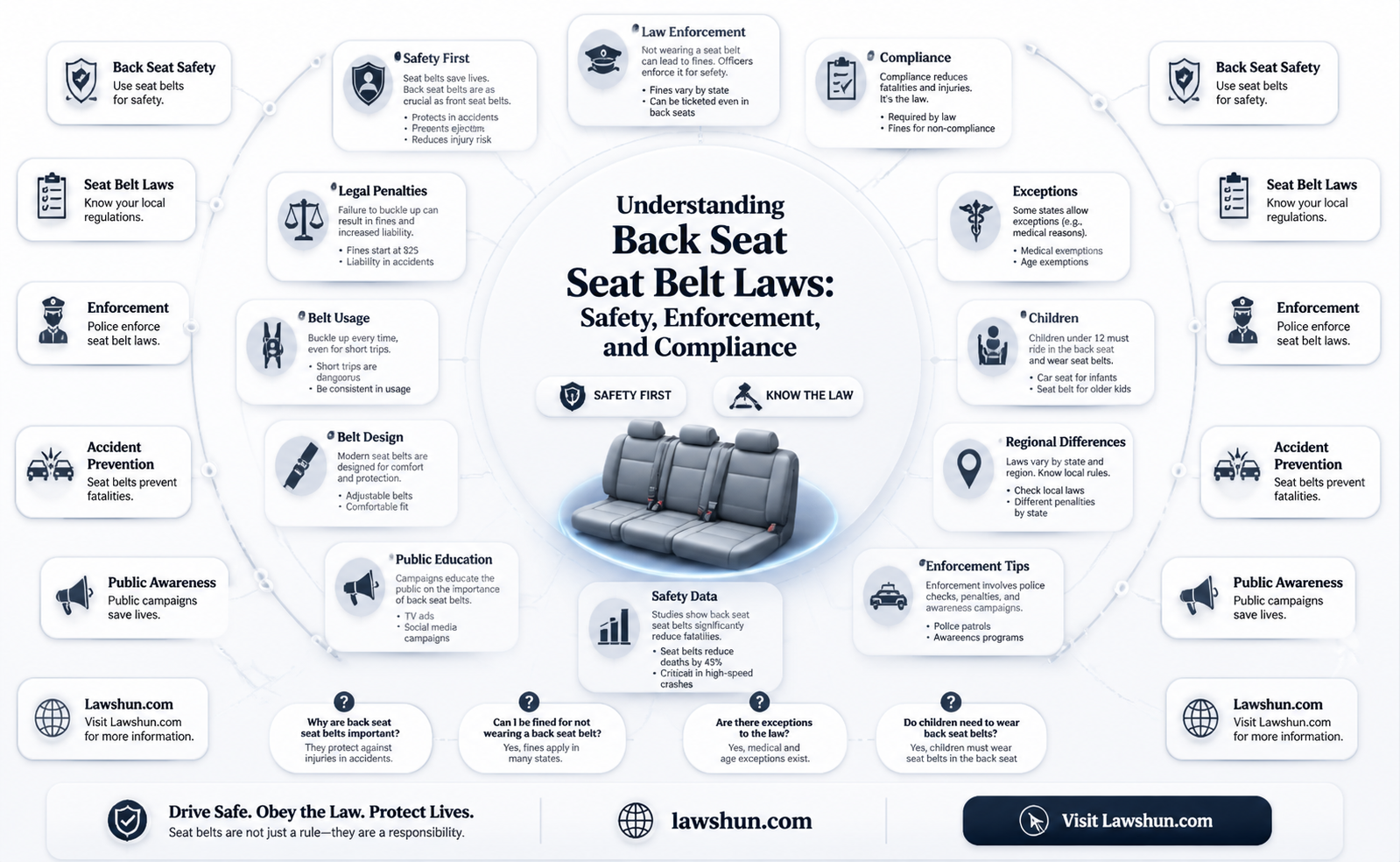 are back seat seat belt law