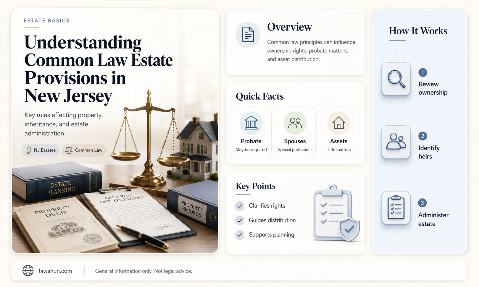 are there common law estate provisions in nj