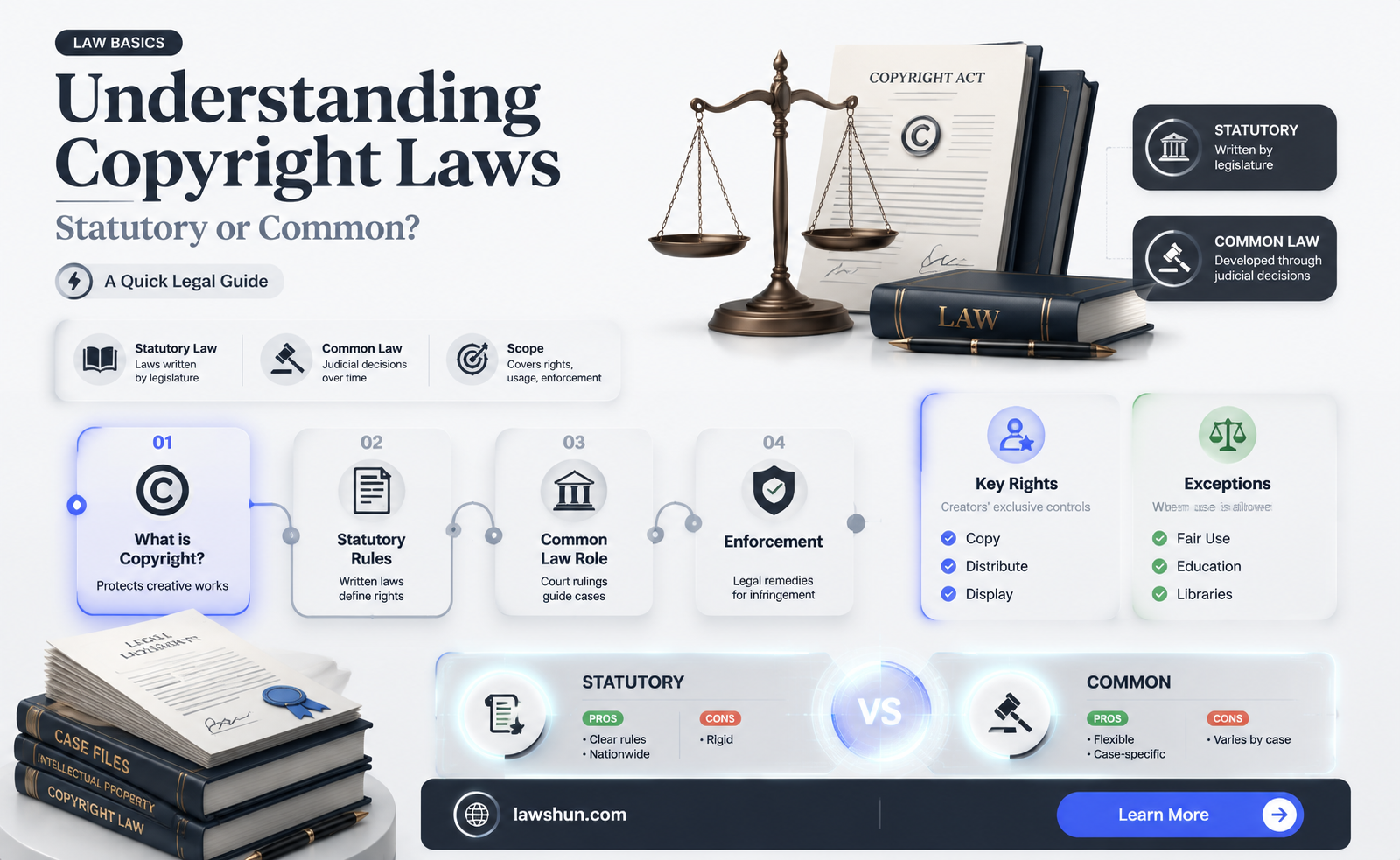 are copyright laws statutory or common law
