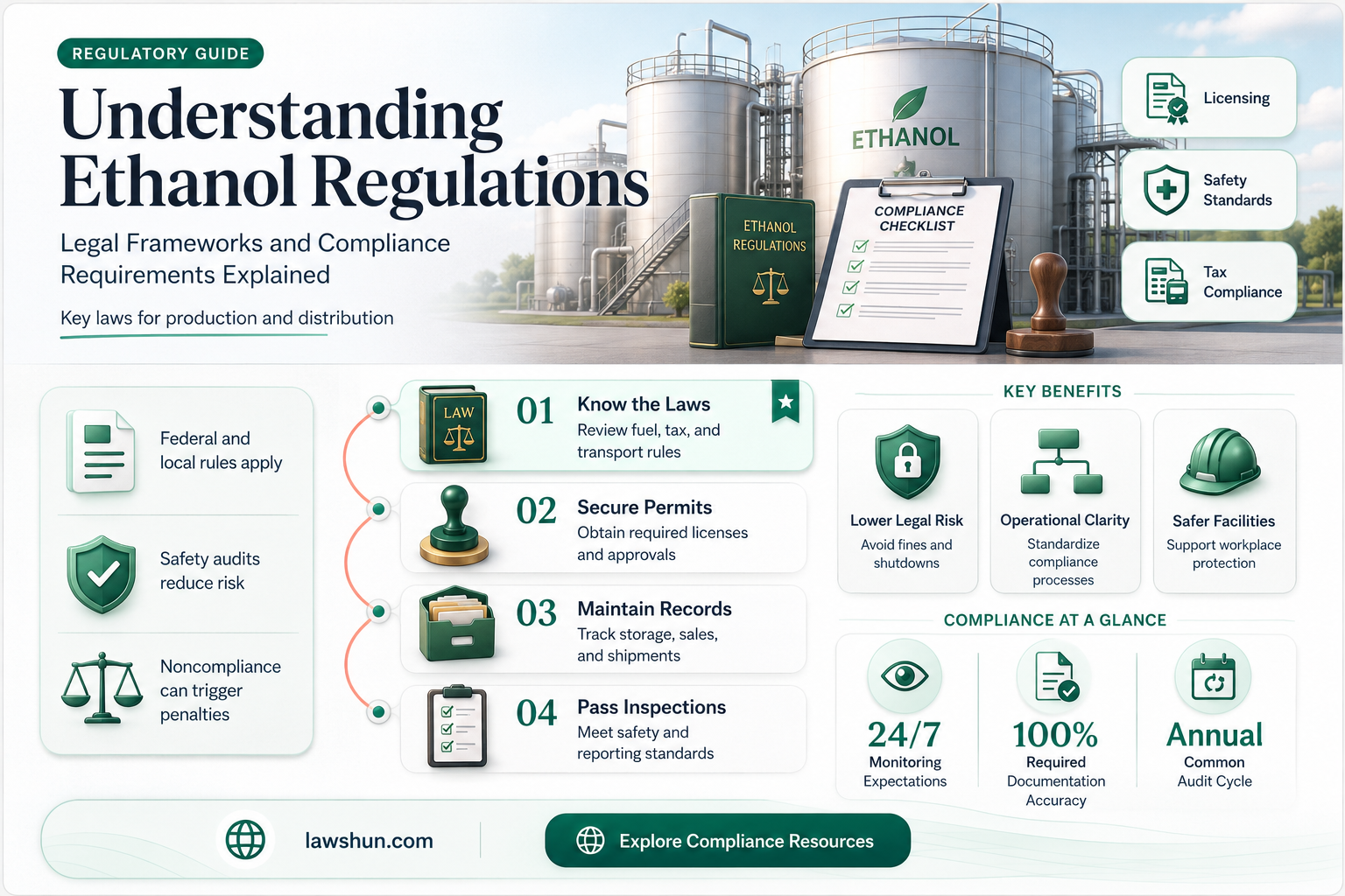 are there any law for ethanol
