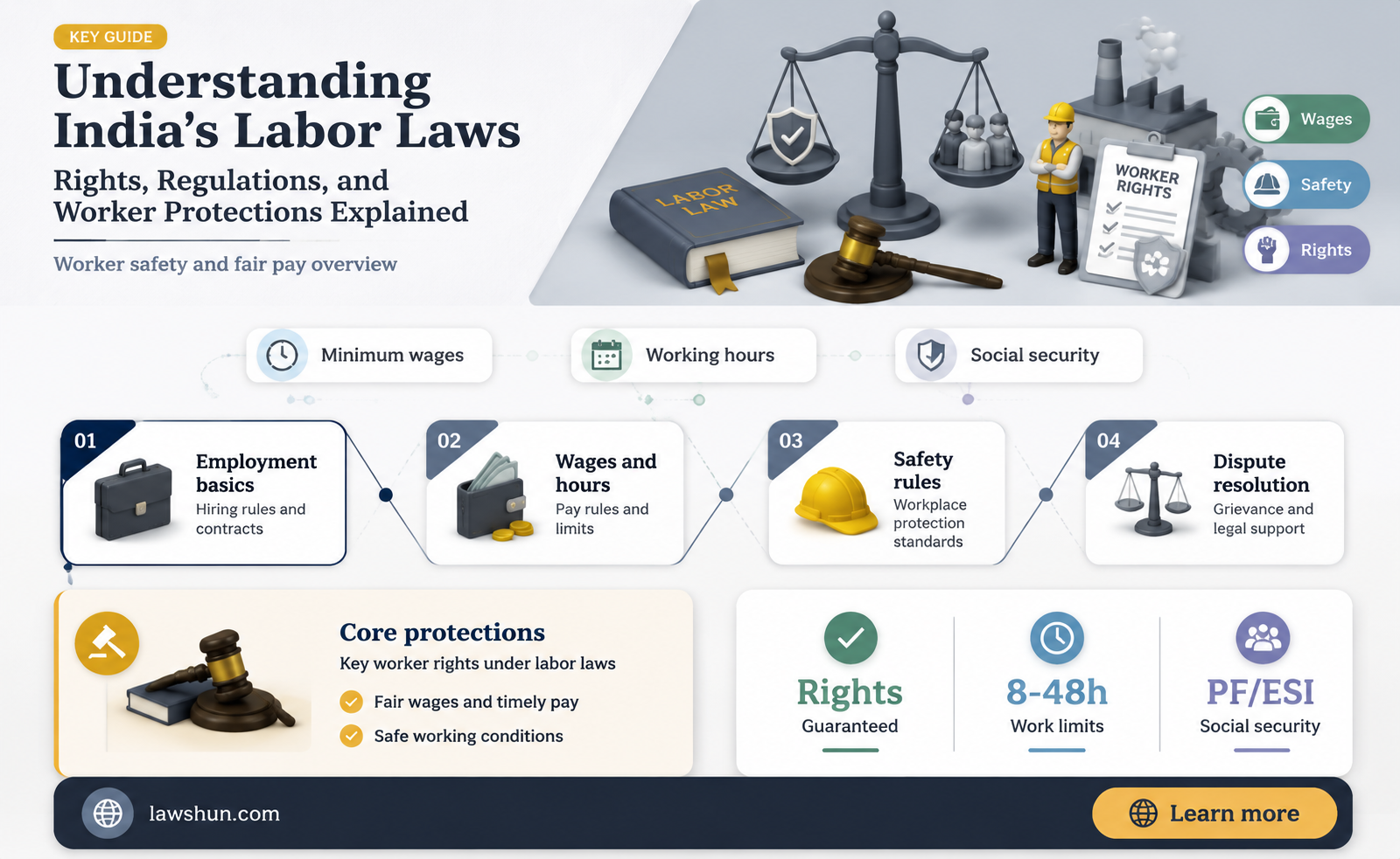 are there labor laws in india