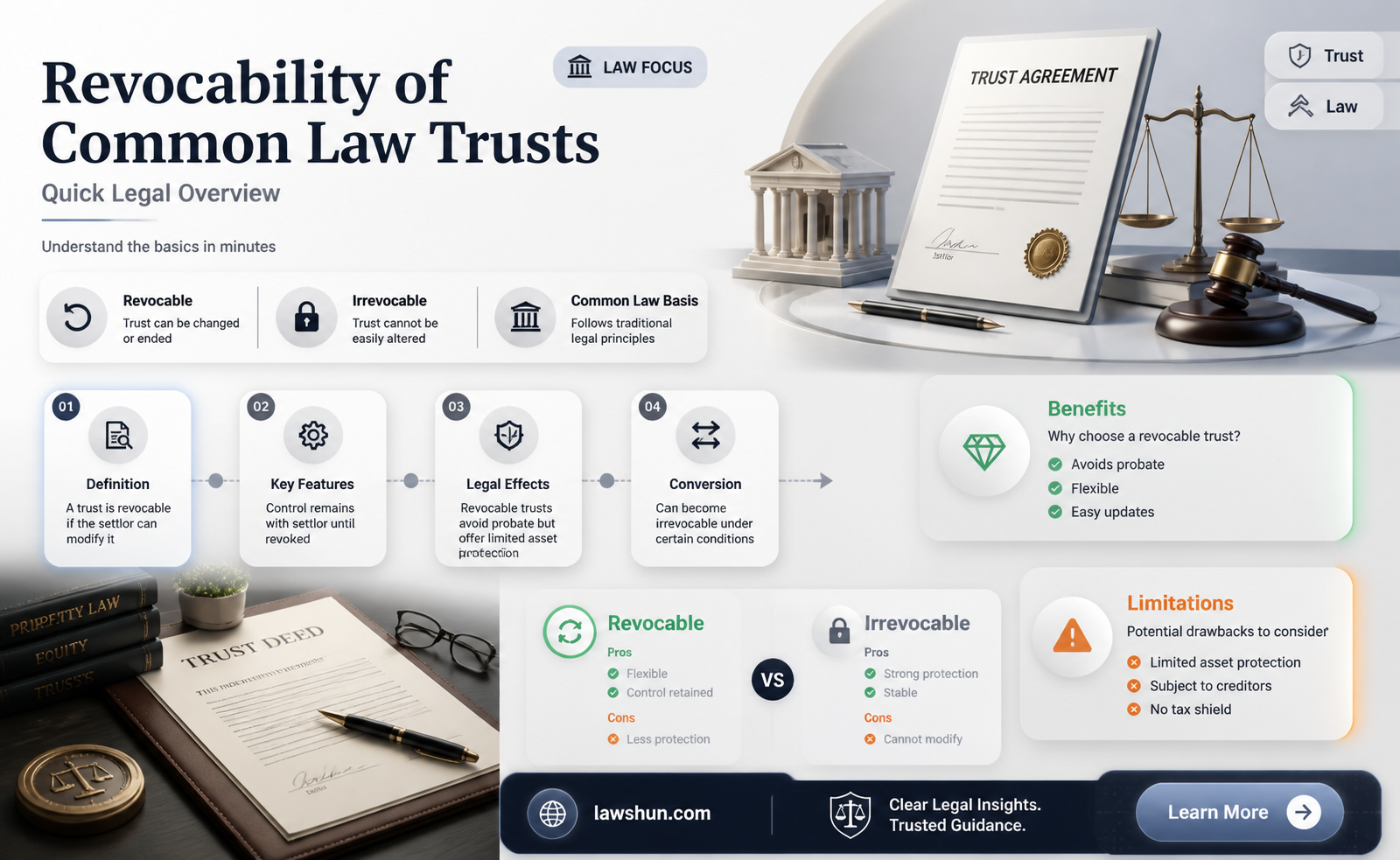 are common law trust revocable