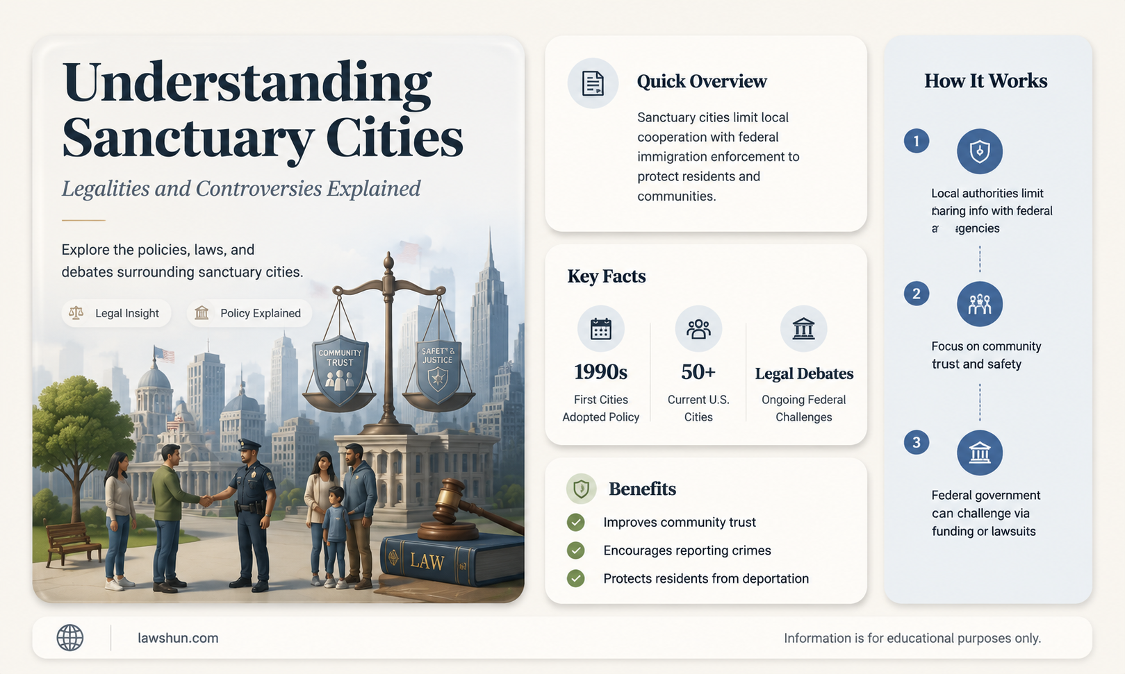 are sanctuary cities against the law