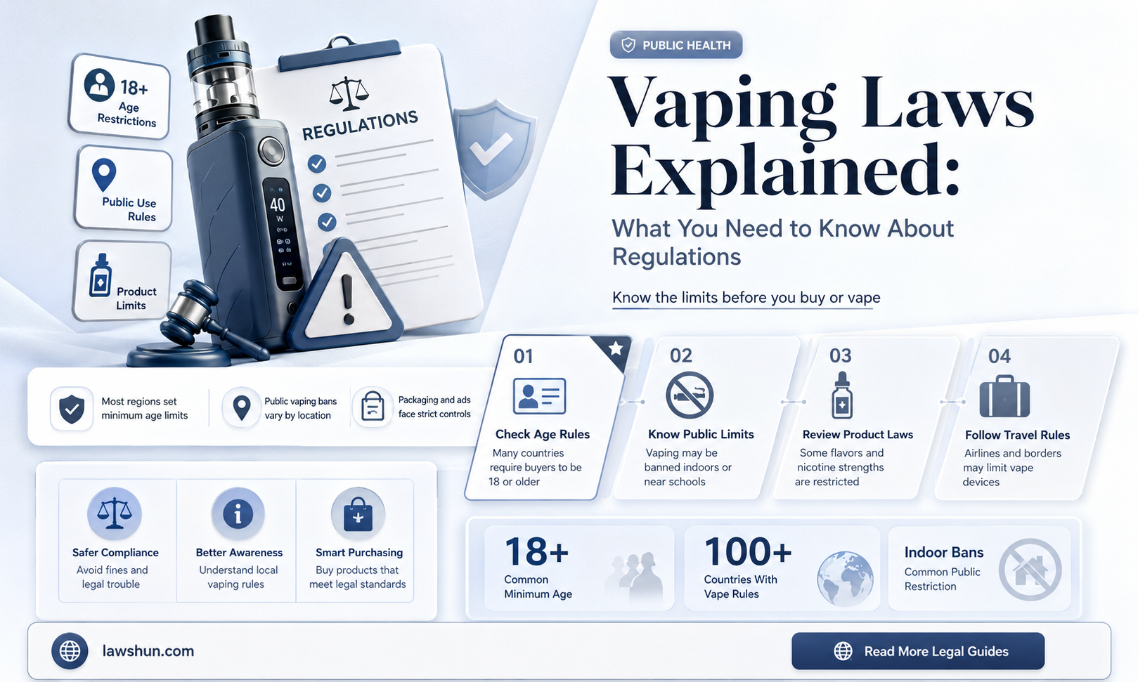 are there any laws about vaping