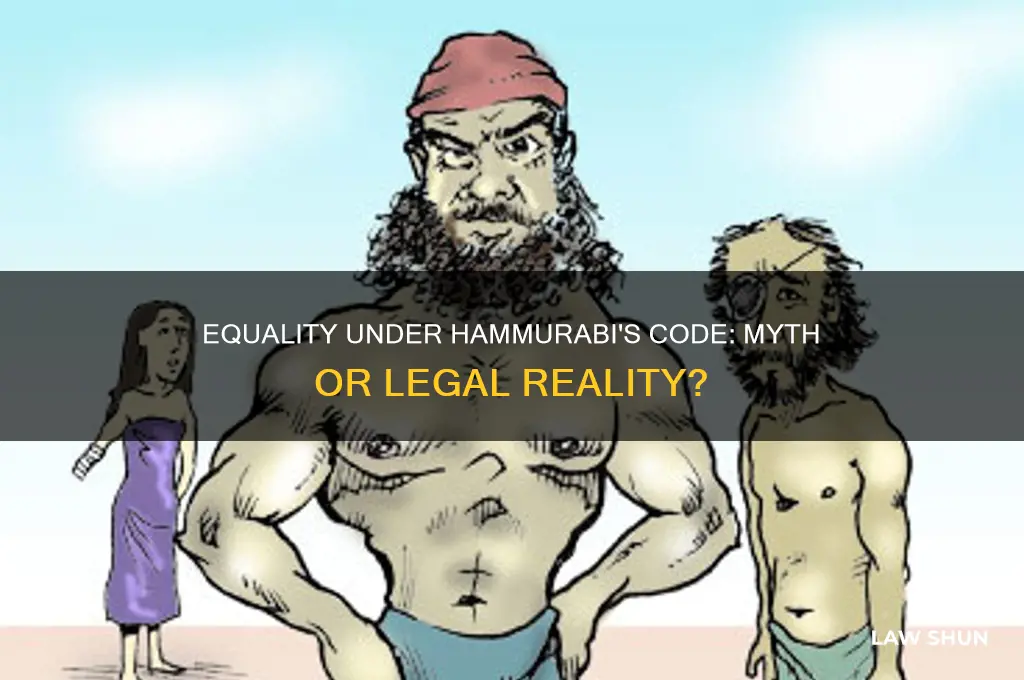 was everyone equal under the law of hammurabi