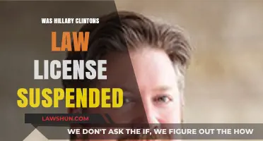 Hillary Clinton's Law License: Suspended or Not?